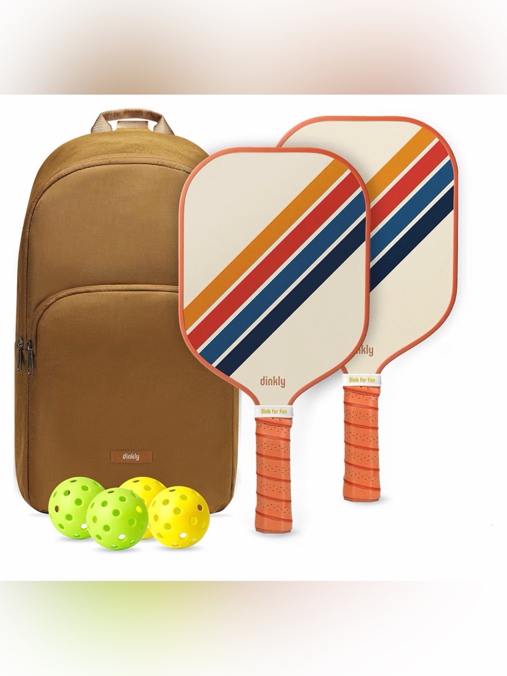Dinkly Pickleball Paddles Set of 2/4, USAPA Approved Pickleball Rackets NEW